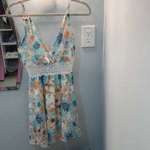 Windsor small blue flower dress